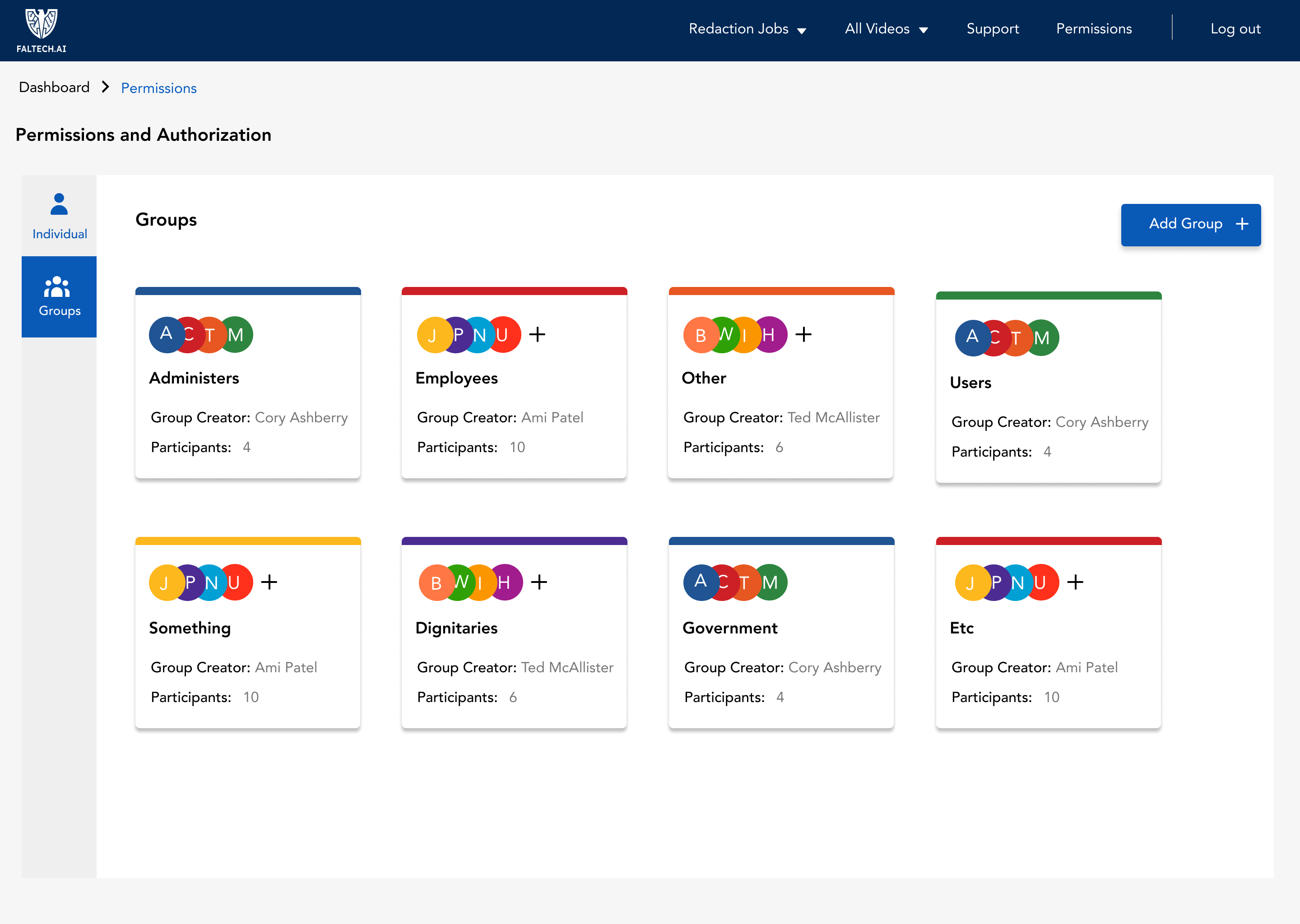 Faltech.AI — Permissions overview