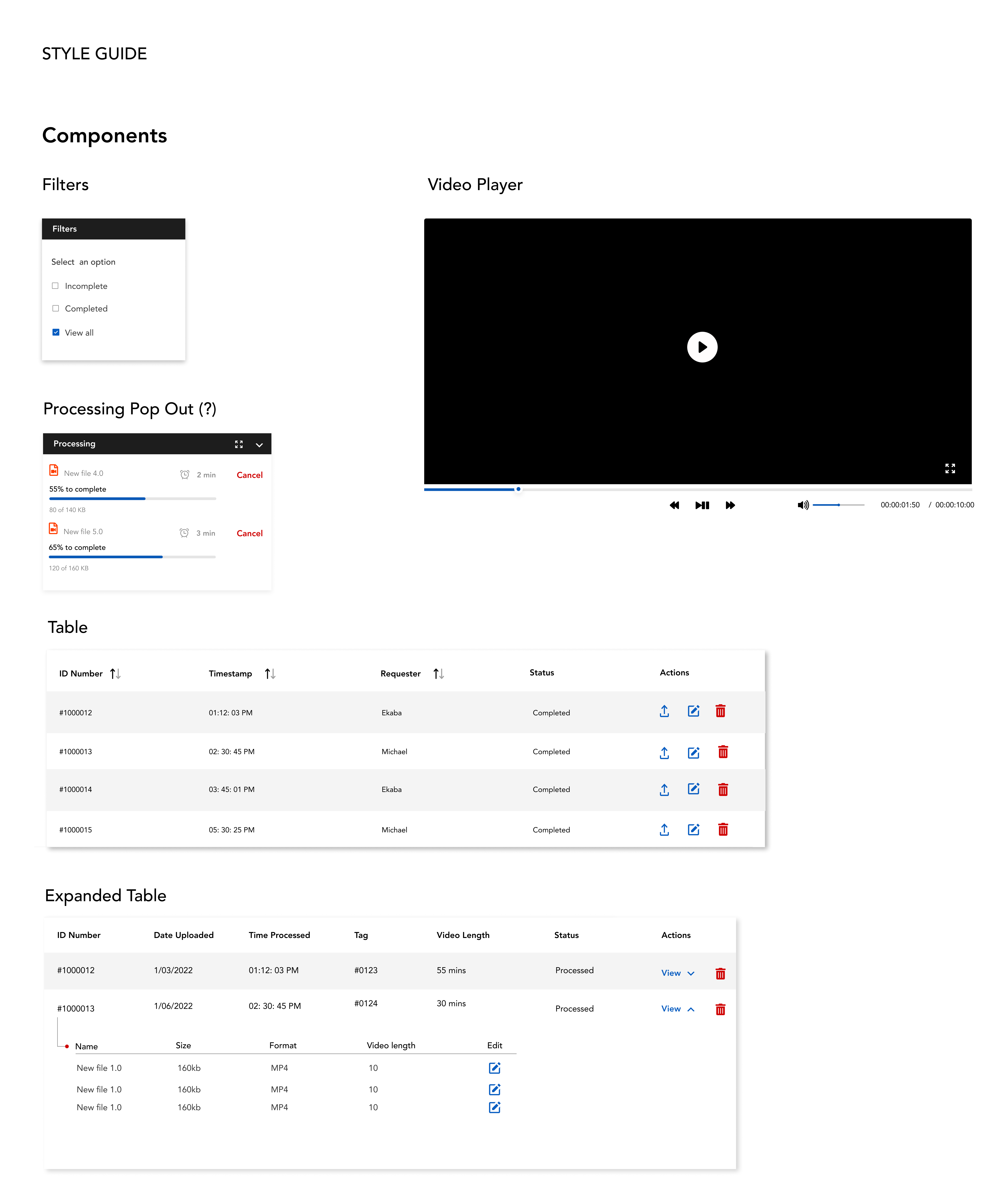 Faltech.AI — Table & video player